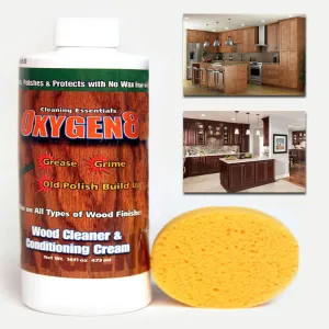 Oxygen8 Wood Cleaner & Conditioning Cream - 16 fl. oz.