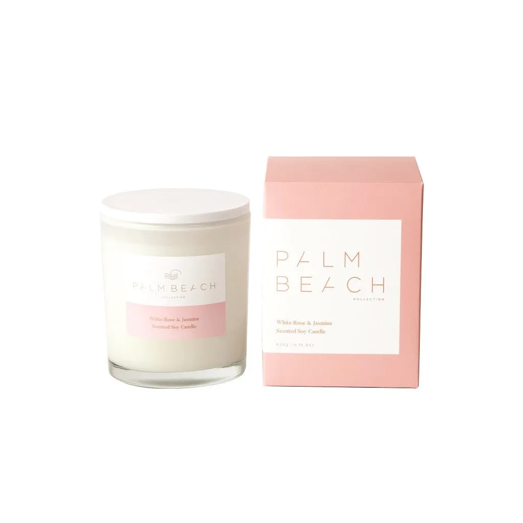 Palm Beach Mini Candle 90g - White Rose & Jasmine
