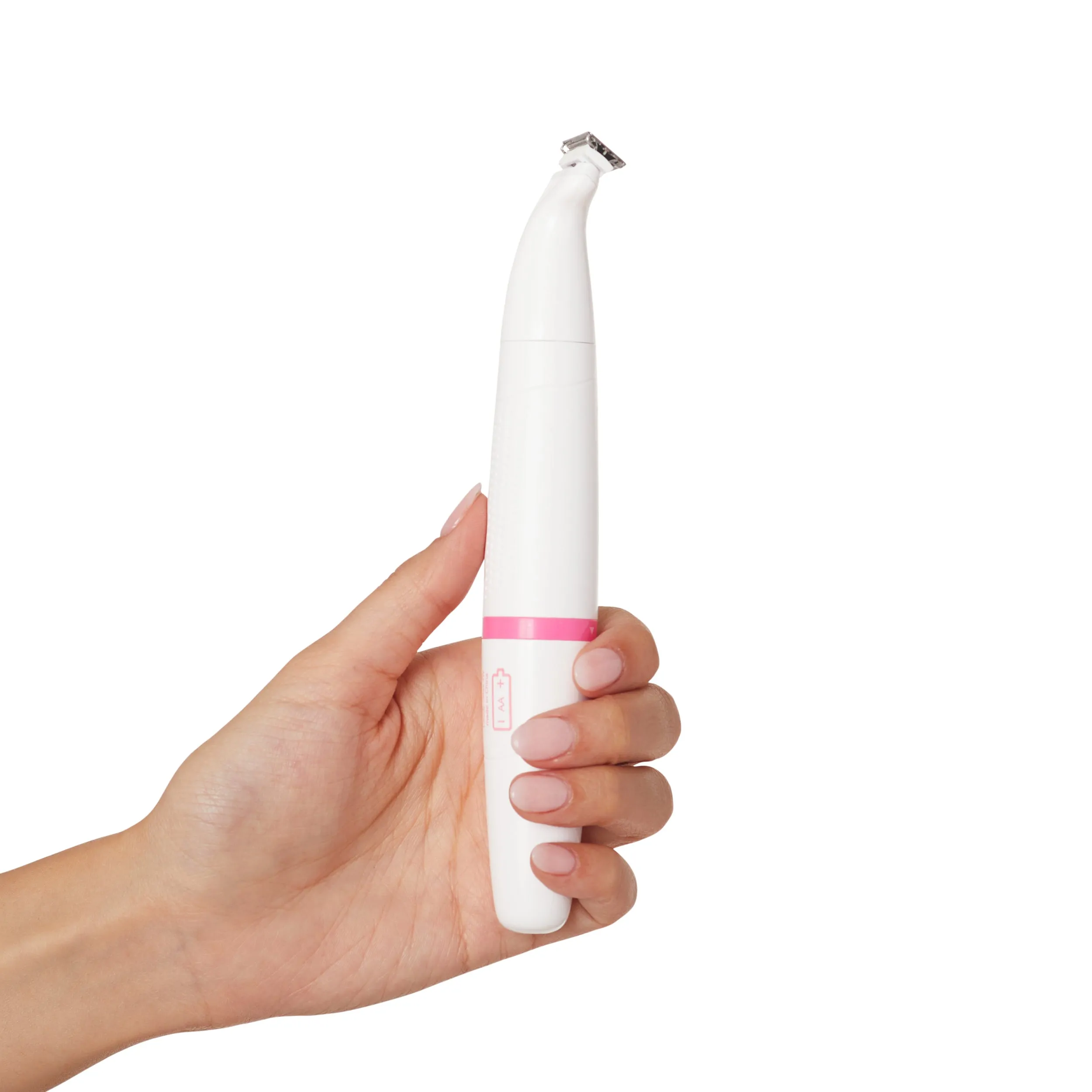PALMPERFECT Total Grooming System, White, Interchangeable Heads, Water Resistant, Female Electric Shaver