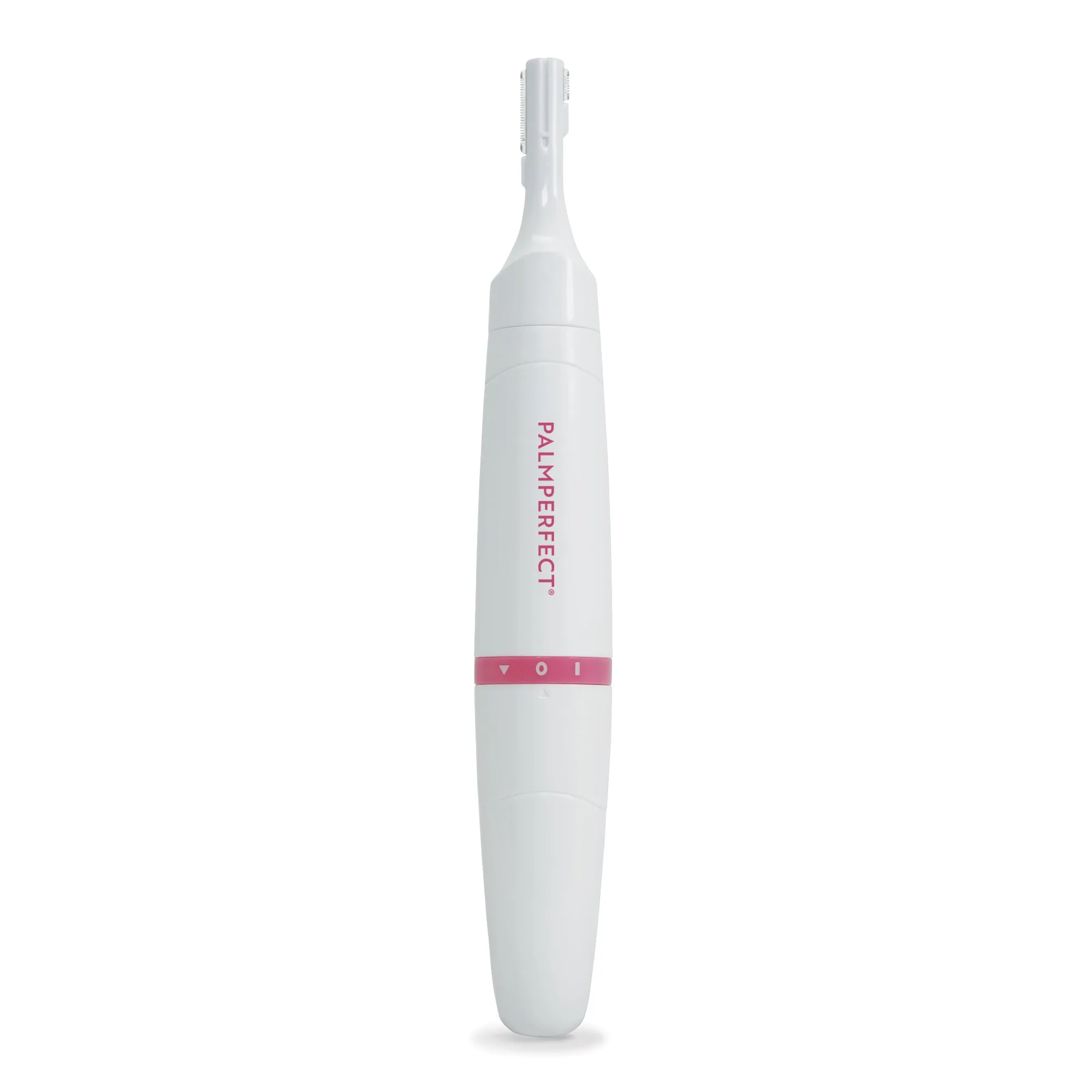 PALMPERFECT Total Grooming System, White, Interchangeable Heads, Water Resistant, Female Electric Shaver