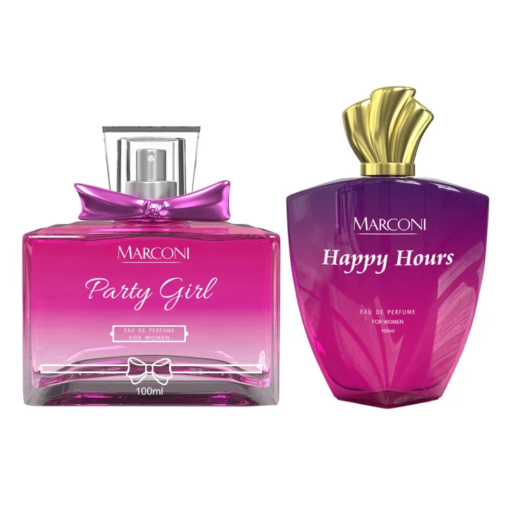 Party Girl & Happy Hour - Fragrance Combo Set for Her ( 100ml   100ml )