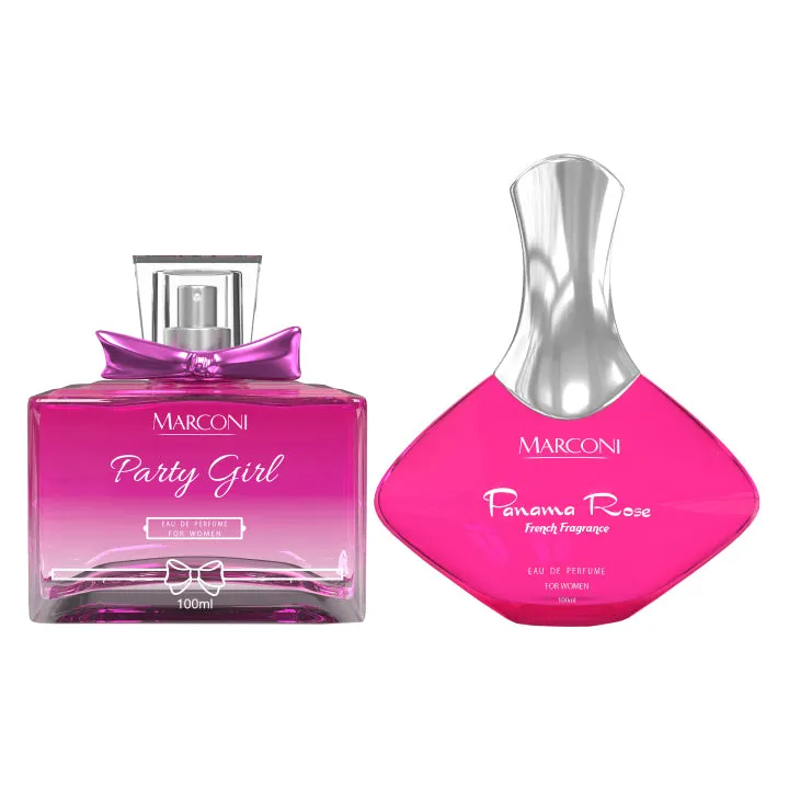 Party Girl & Panama Rose - Fragrance Combo Set for Her ( 100ml   100ml )