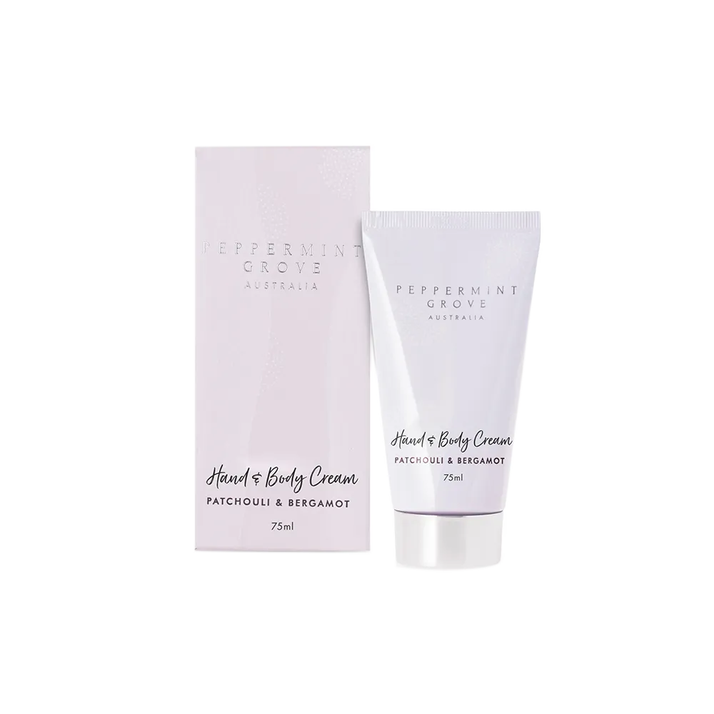 Patchouli & Bergamot Hand & Body Cream Tube 75ml