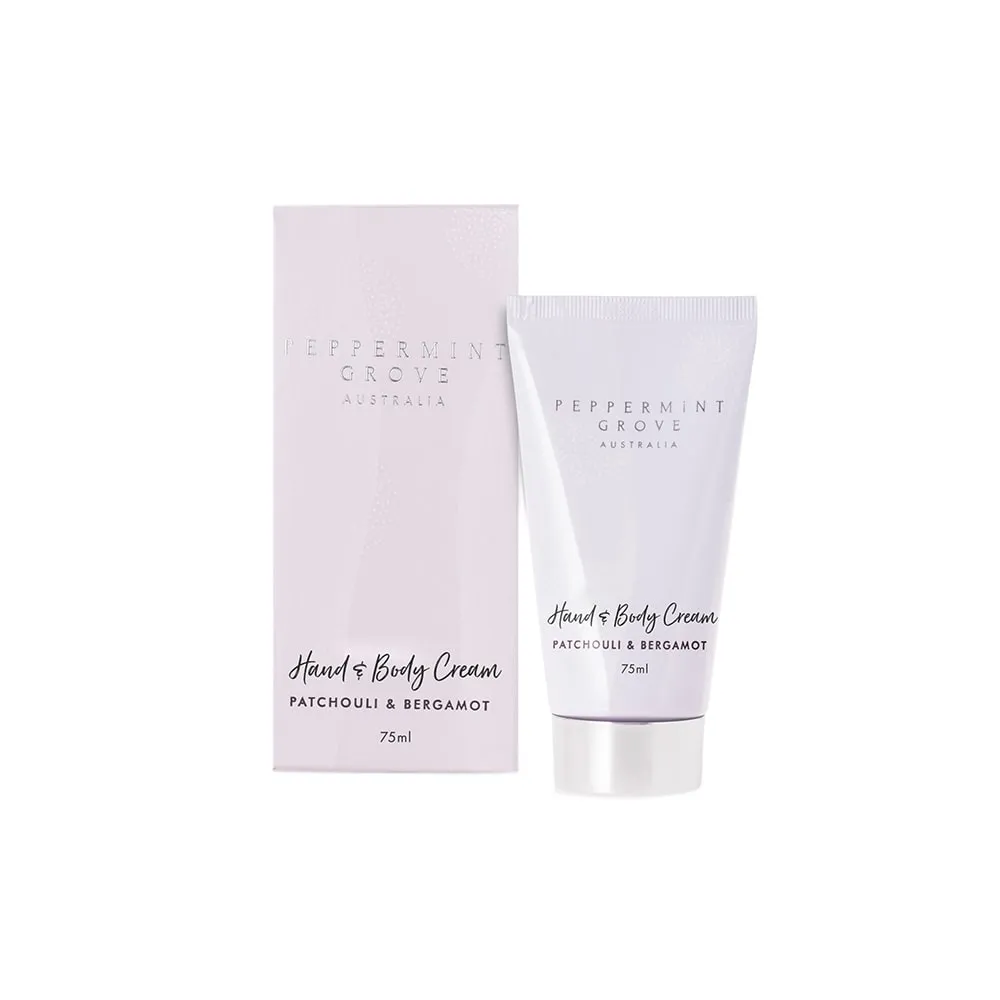 Patchouli & Bergamot Hand & Body Cream Tube 75ml
