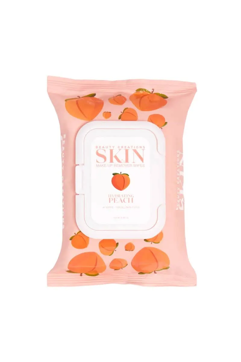 Peach Makeup Remover Wipes