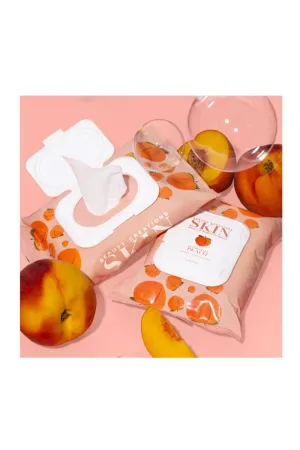 Peach Makeup Remover Wipes