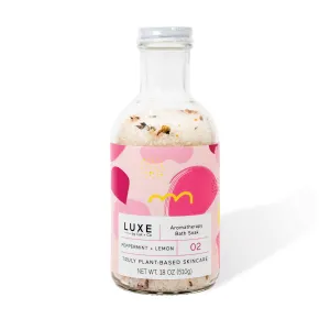 Peppermint   Lemon Aromatherapy Bath Salt Soak