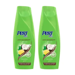 Pert Anti-Dandruff Shampoo Coconut Oil & Lemon - 400ml x 2pcs