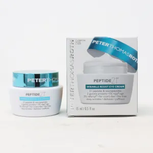 Peter Thomas Roth Wrinkle Resist Eye Cream  0.5oz/15ml New With Box