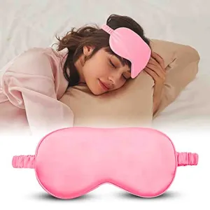 Pink Satin Sleeping Mask