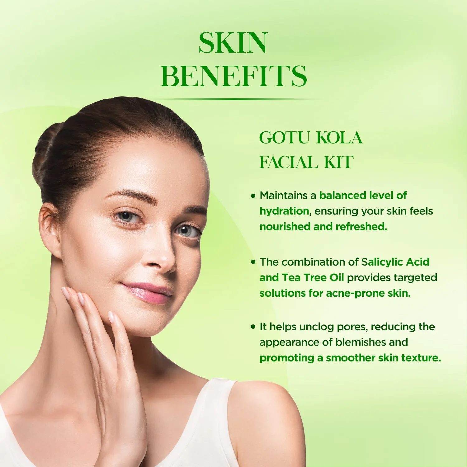 Professional Gotu Kola Facial kit  | 6 Steps 12 facial kit Set