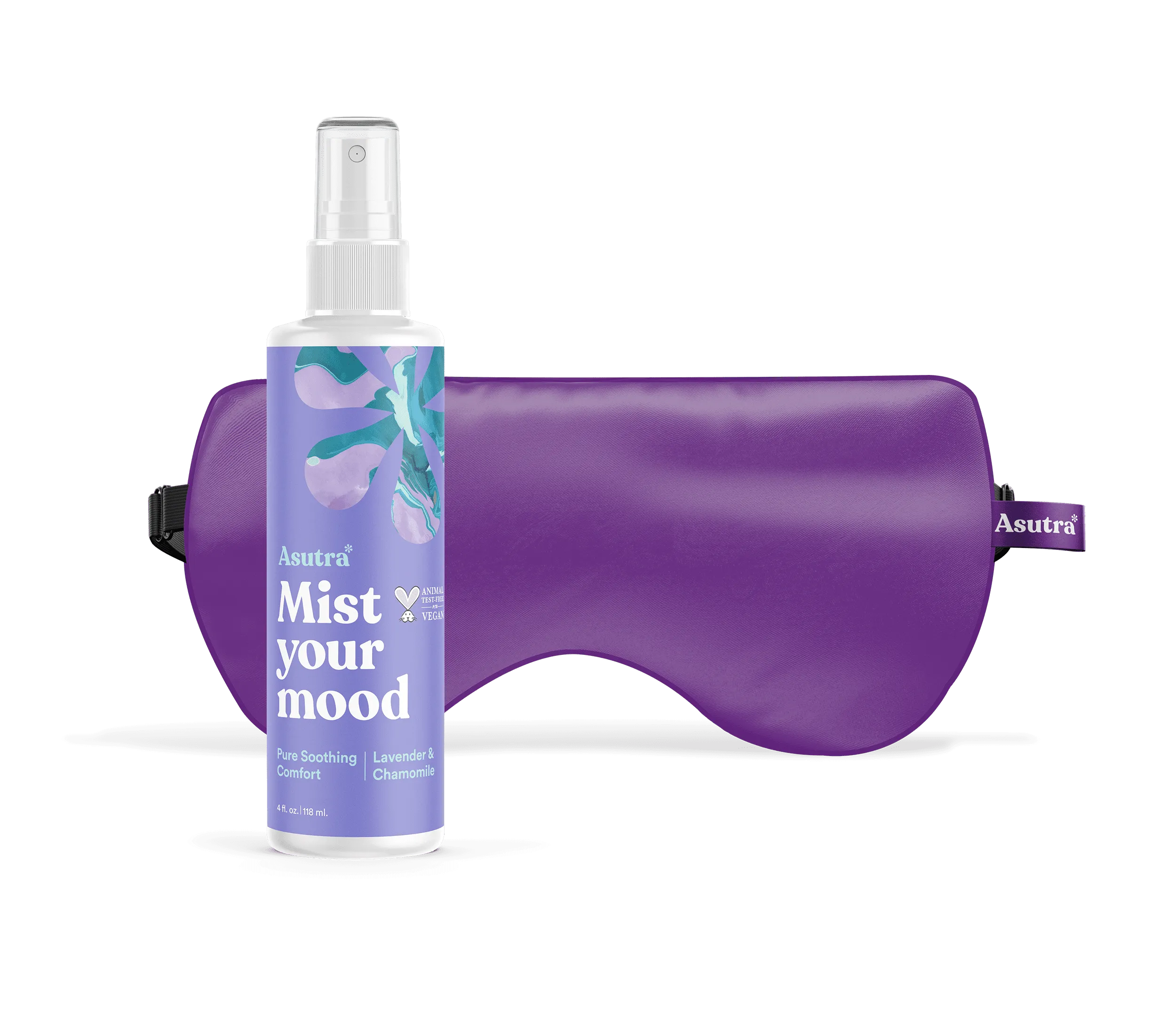Purple Eye Pillow and Lavender Mist Bundle