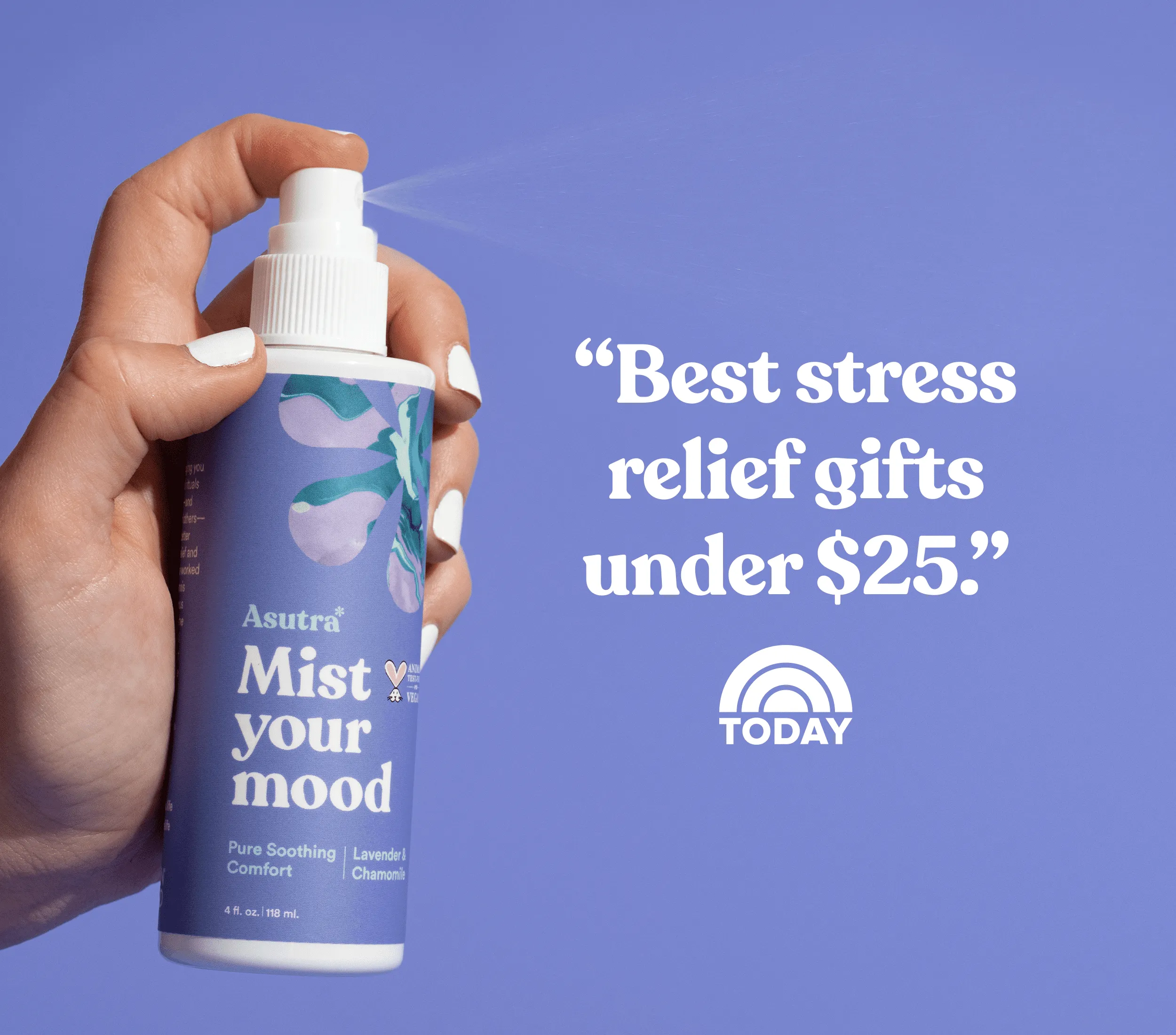 Purple Eye Pillow and Lavender Mist Bundle