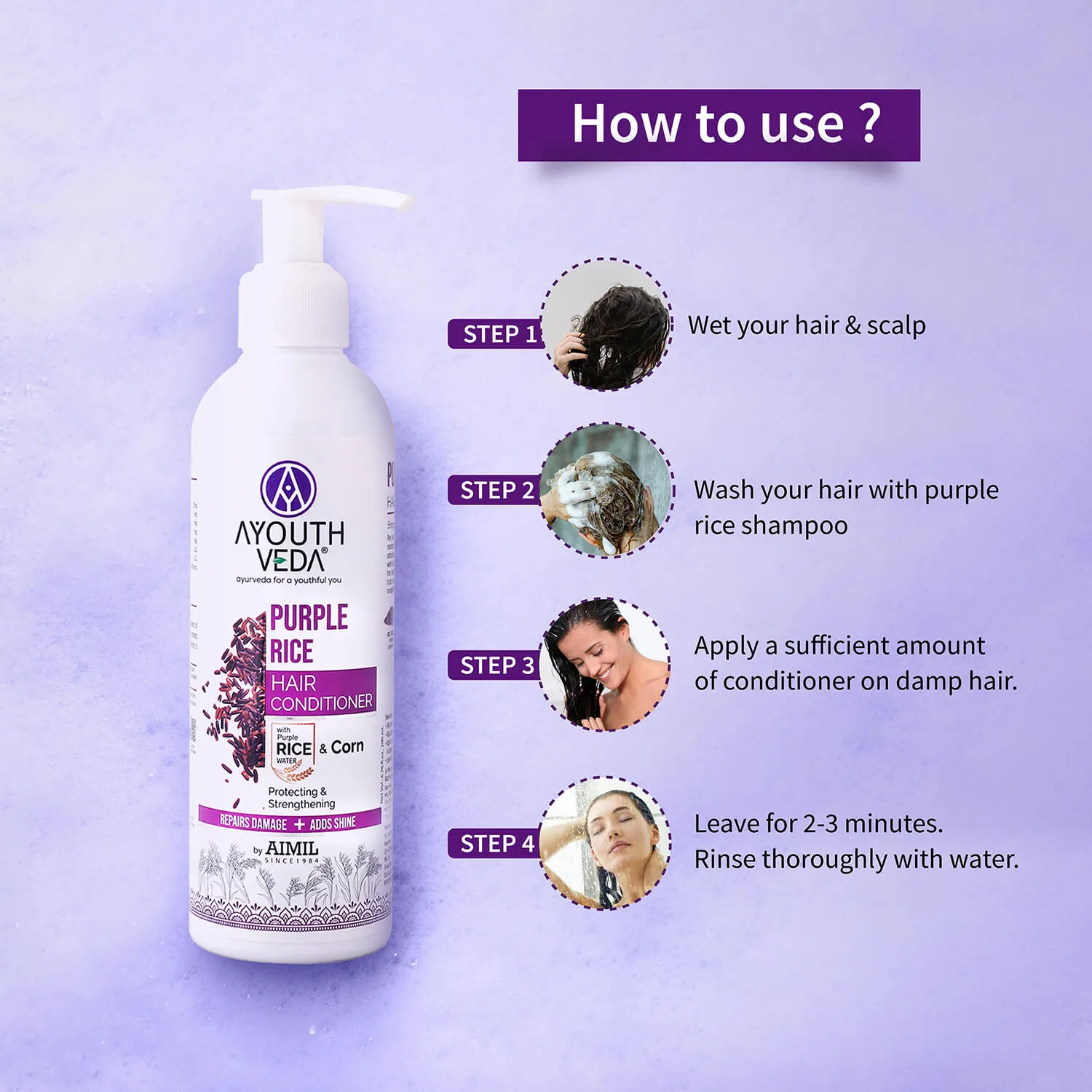 Purple Rice Hair Conditioner 200ml