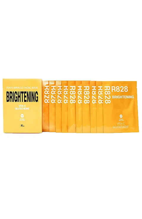R828 Brightening Face Mask-Glutathione and Vitamin C 1Pcs or 1Box(10Pcs)