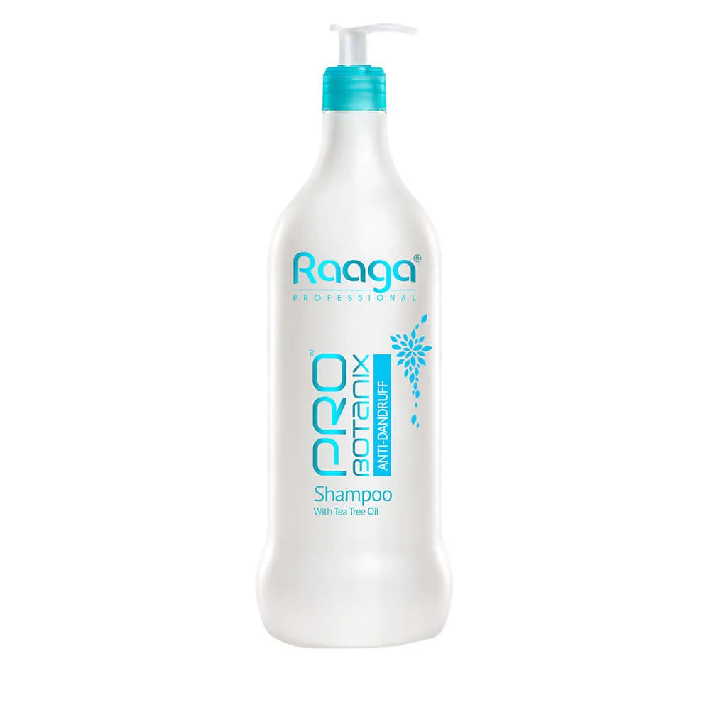 Raaga Professional Pro Botanix Anti-Dandruff Shampoo with Tea Tree Oil | Reduces Itchiness & Flaking, Prevents Dryness