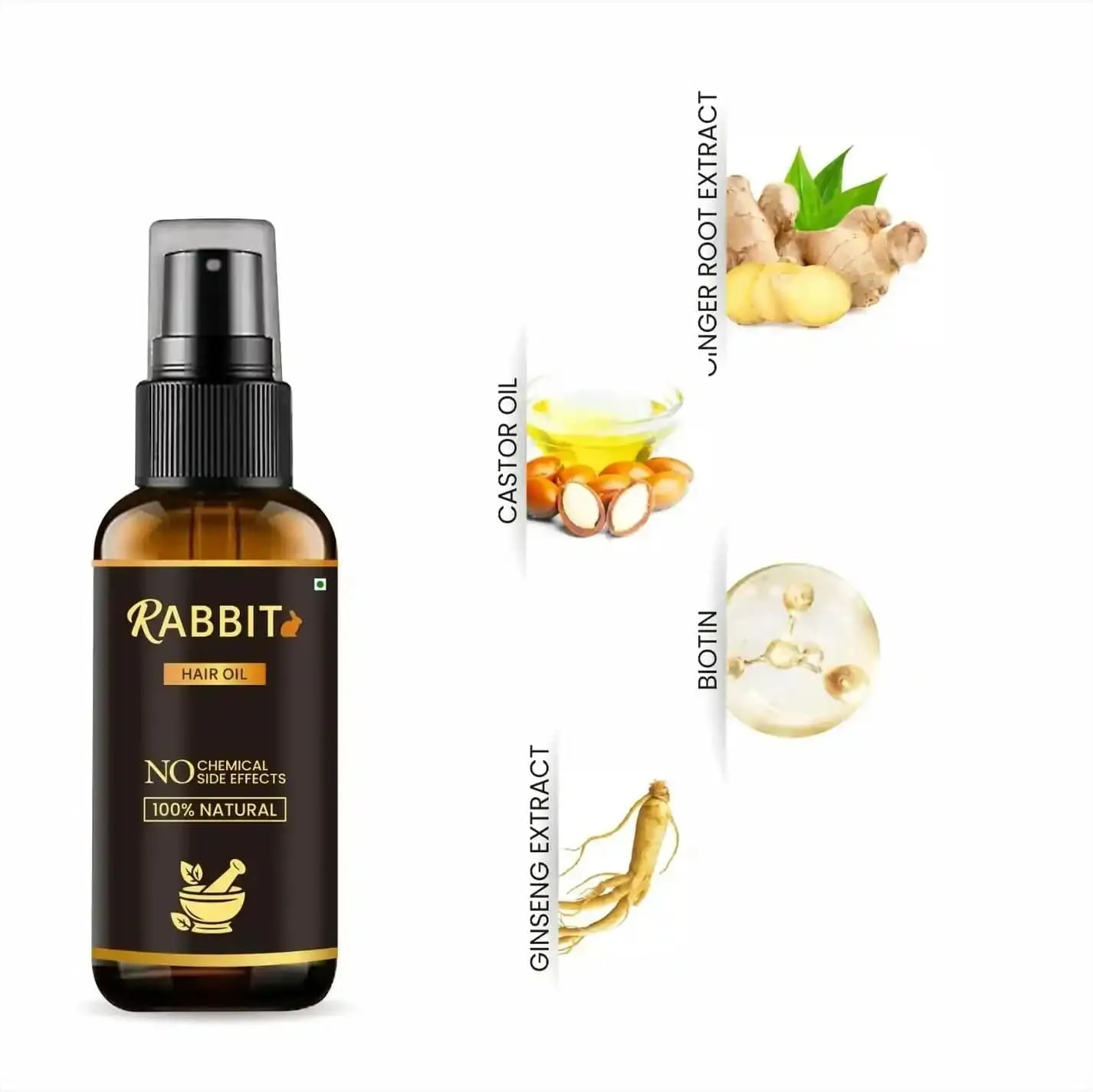 Rabbit Magic Herbal Hair Oil (Pack of 2)