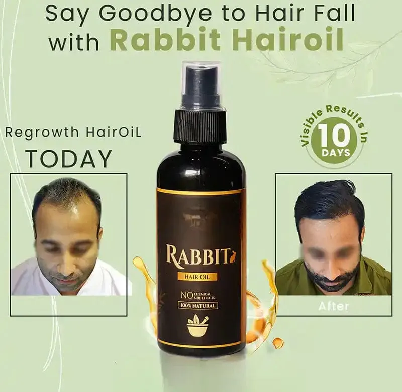 Rabbit Magic Herbal Hair Oil (Pack of 2)