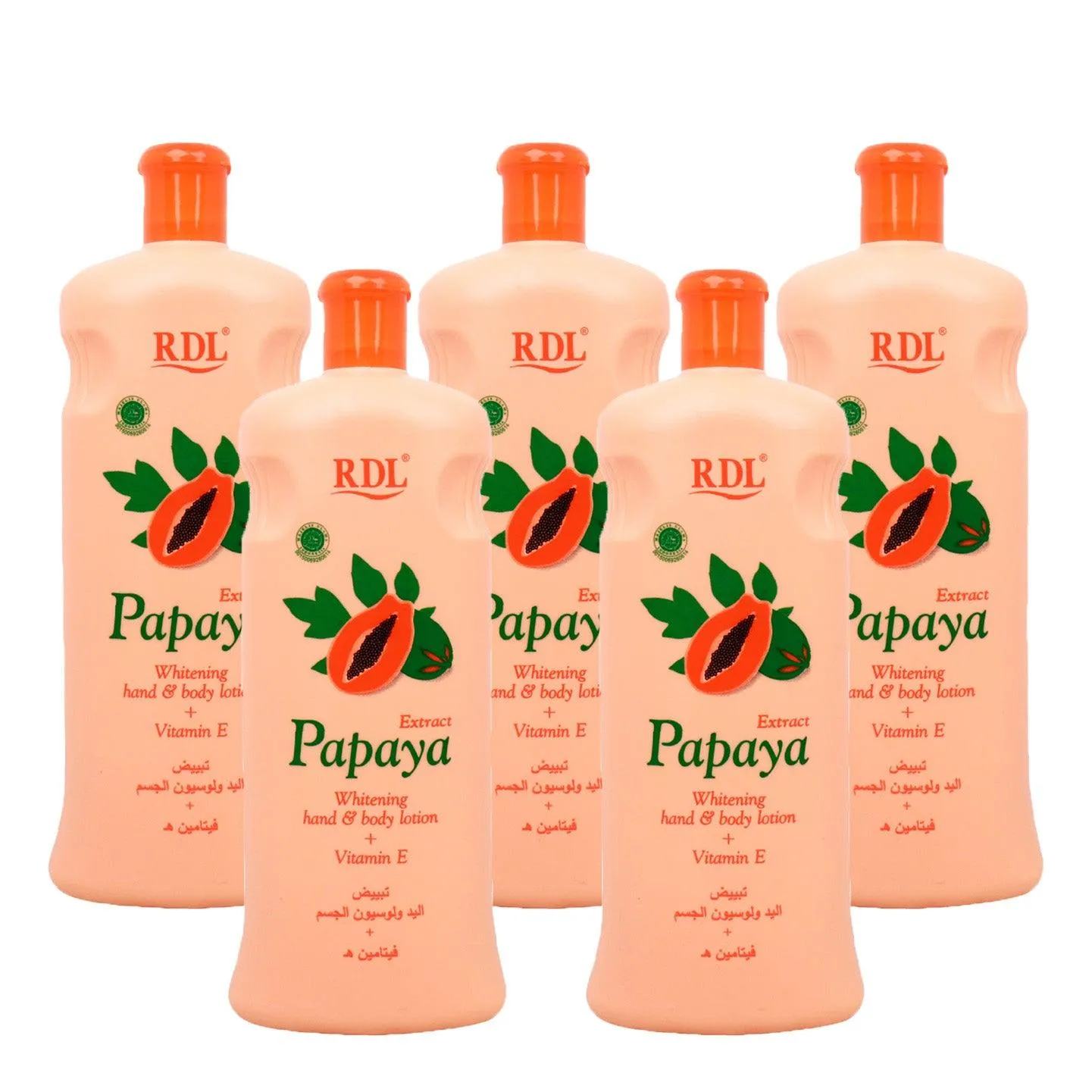 RDL Papaya Whitening Body Lotion   Vitamin E - 600ml (4 1) Offer