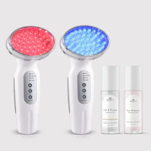 RED   BLUE Light Therapy Wand Set