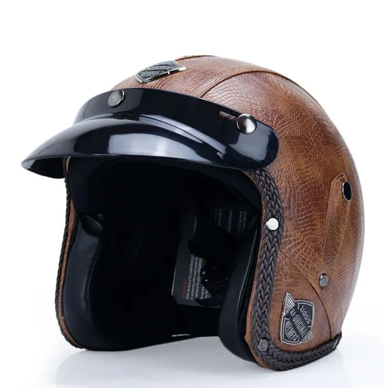 Retro Motorcycle Helmet Male Motorcycle