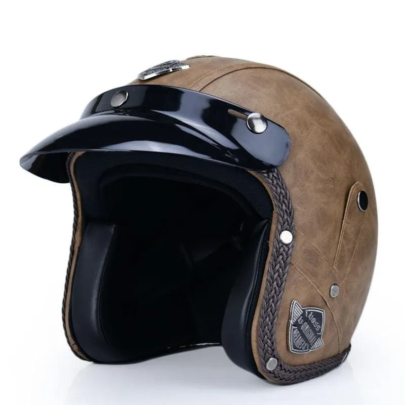 Retro Motorcycle Helmet Male Motorcycle