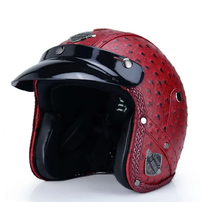 Retro Motorcycle Helmet Male Motorcycle