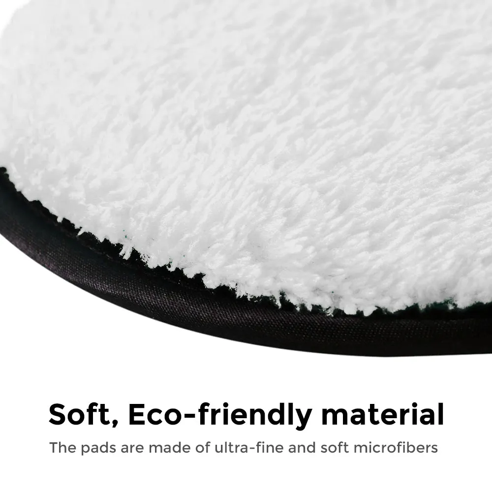 Reusable Sponge Makeup Remover Pad with Headband Cloth Face & Eye Cleansing Round Circle Puff Eco-friendly Washable Makeup Removing Pad