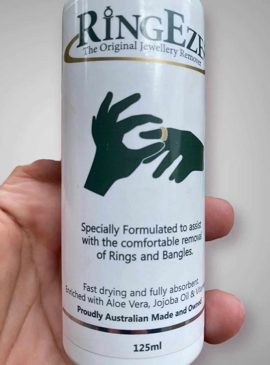 Ring EZE Lotion to remove Rings.