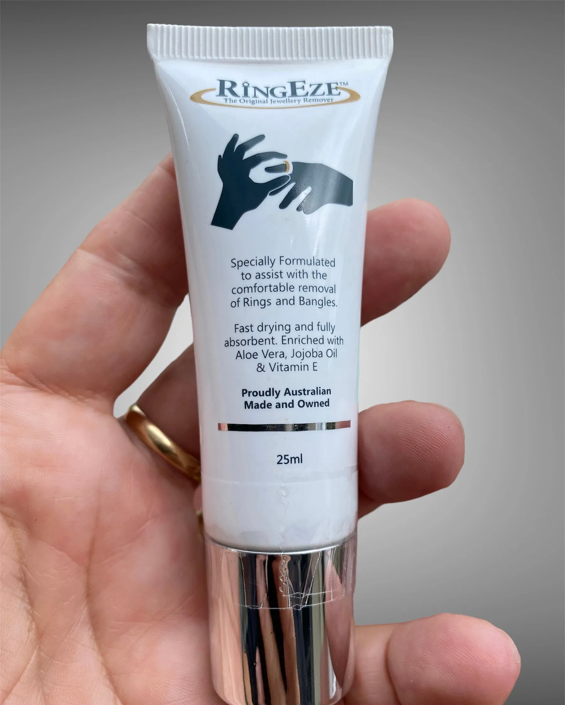 Ring EZE Lotion to remove Rings.