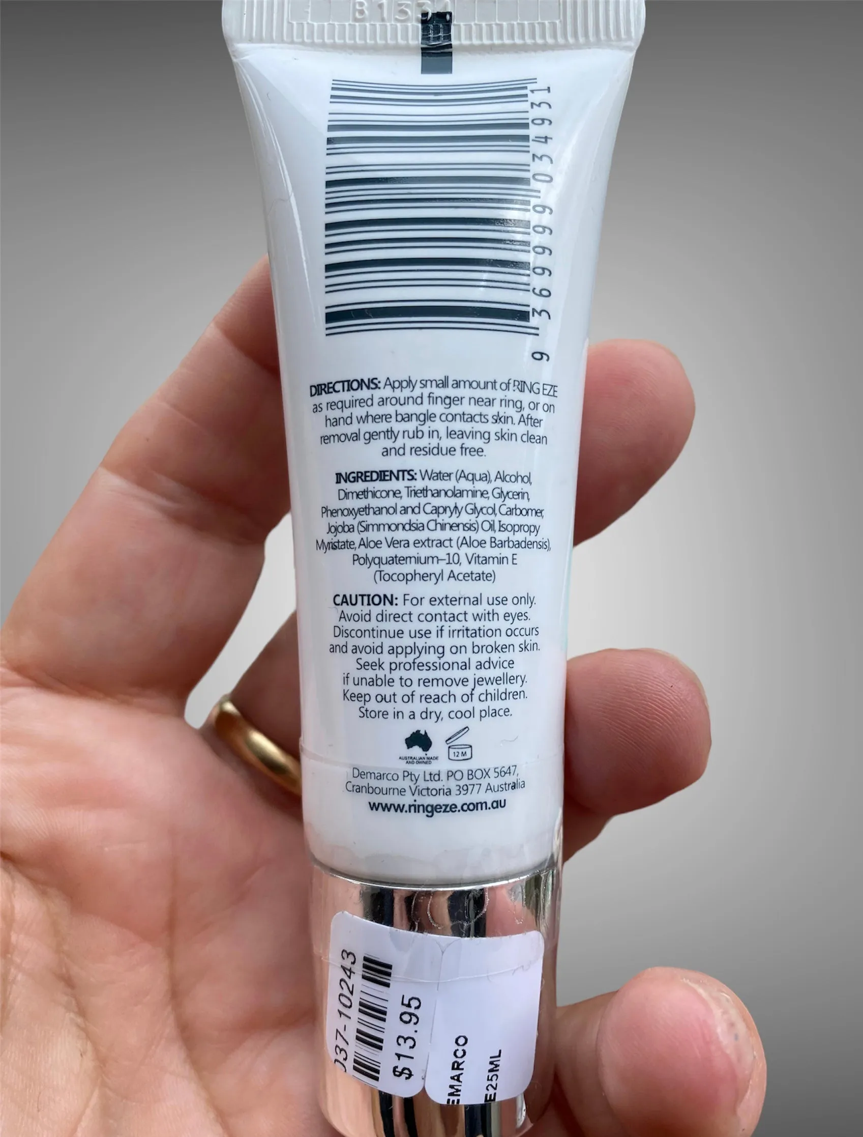 Ring EZE Lotion to remove Rings.