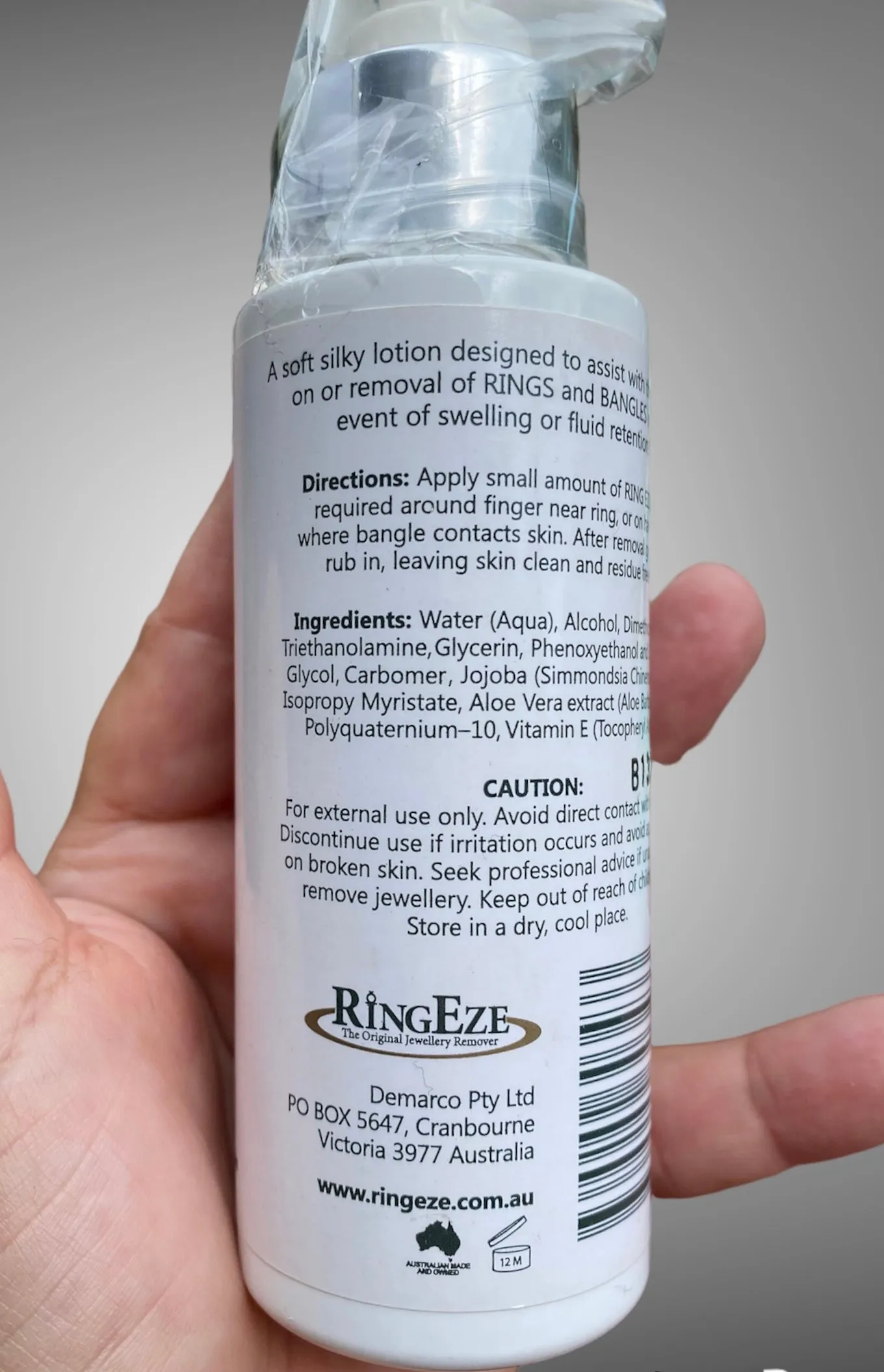 Ring EZE Lotion to remove Rings.