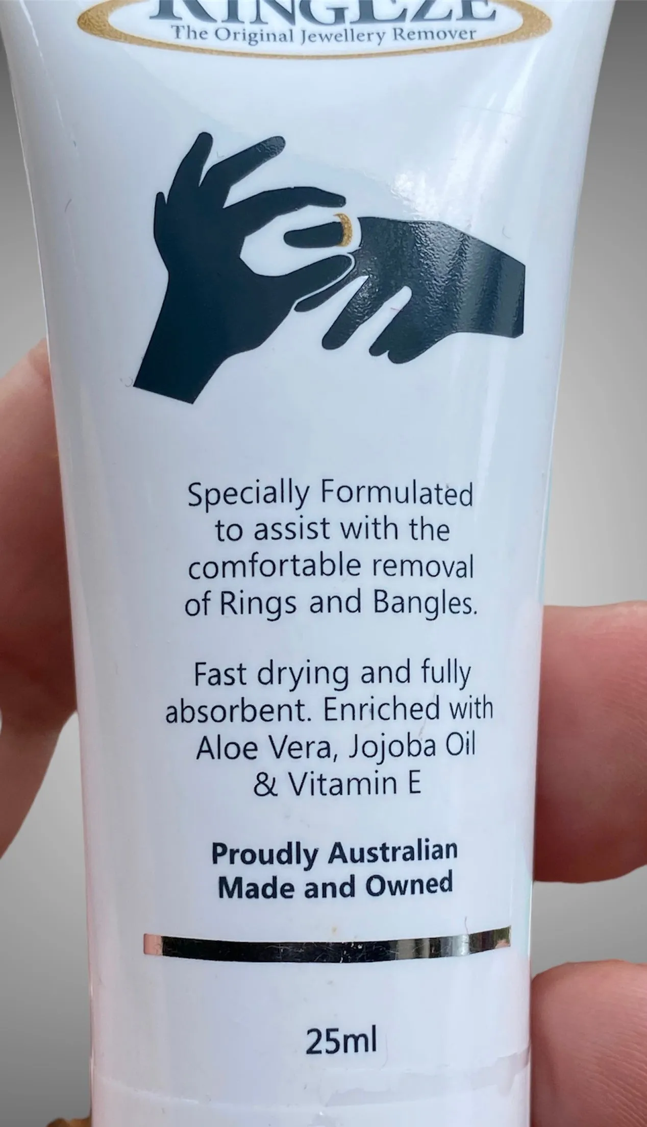 Ring EZE Lotion to remove Rings.