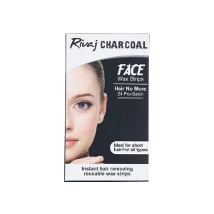 Rivaj Charcoal Face Wax Strips 24pcs