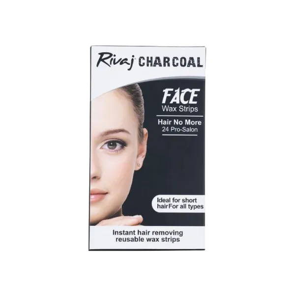 Rivaj Charcoal Face Wax Strips 24pcs