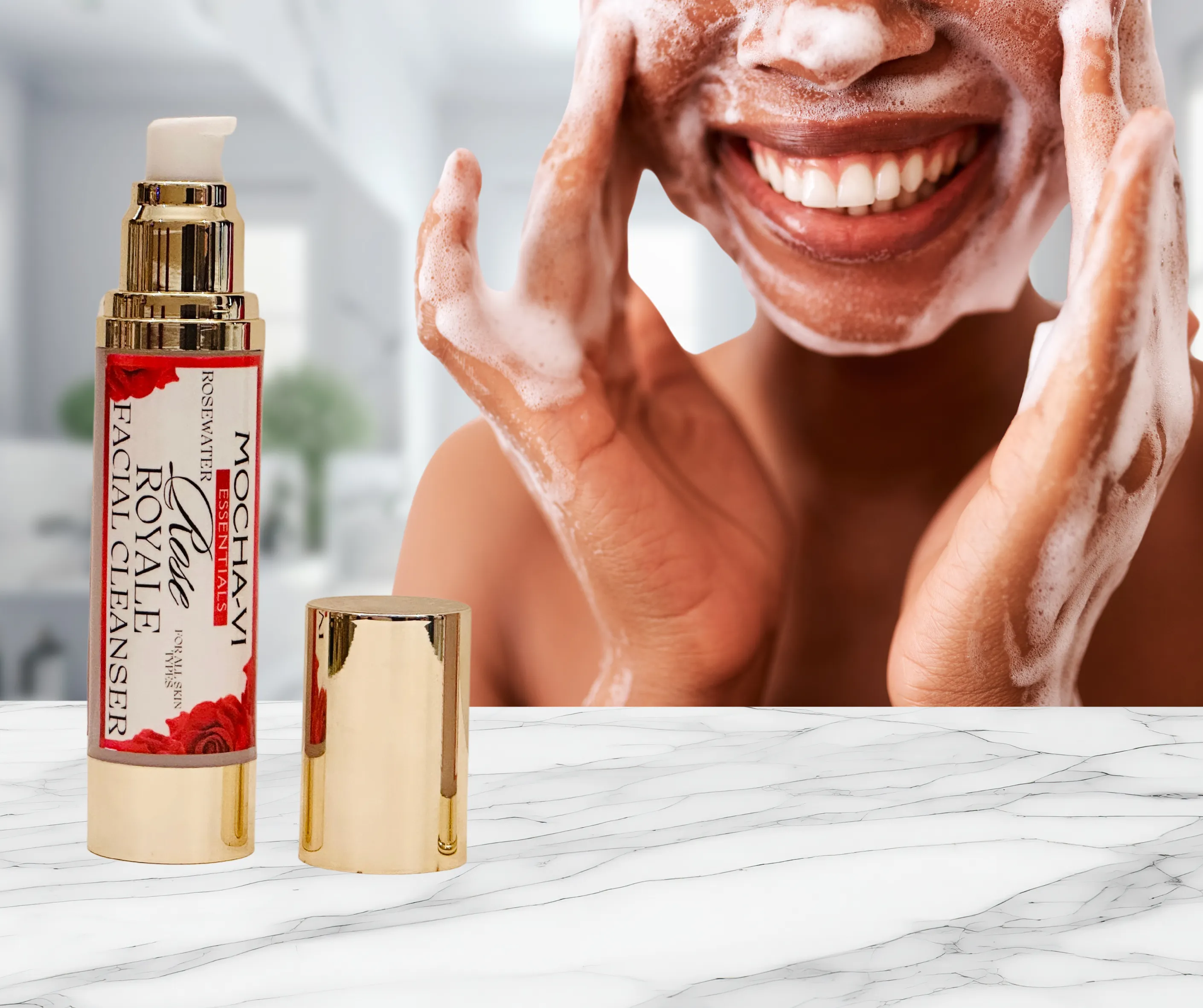 Rose Royale Rose Water & Hyaluronic Acid Facial Cleanser