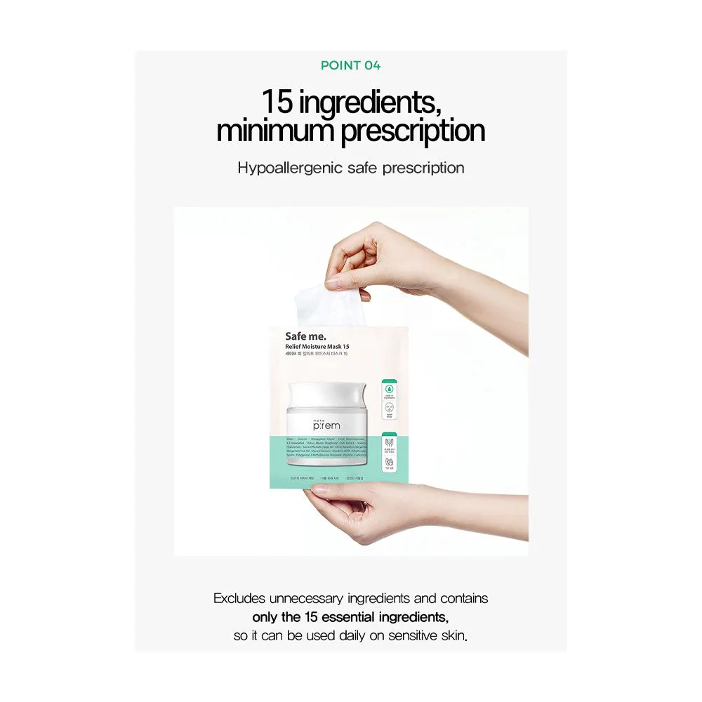 Safe me. Relief Moisture Mask 15