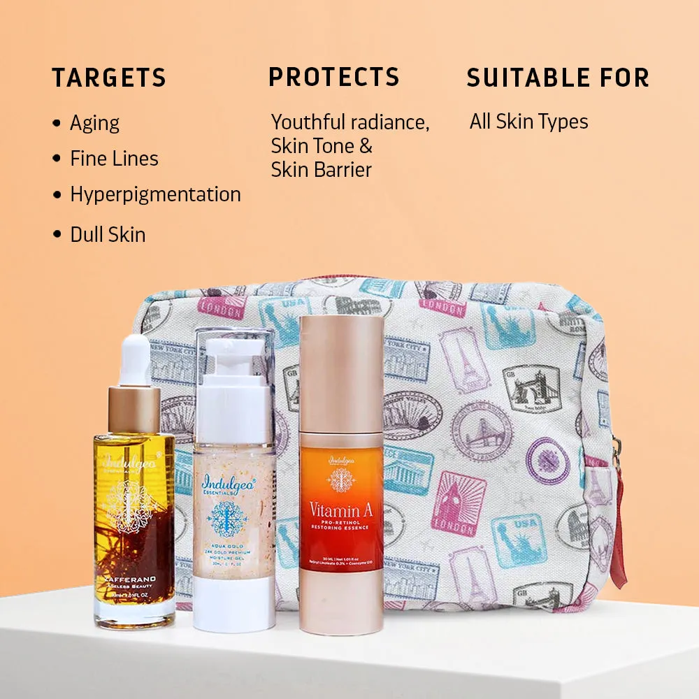 Sandwich Combo - Aqua Gold Gel   Vitamin A Retinol   Zafferano