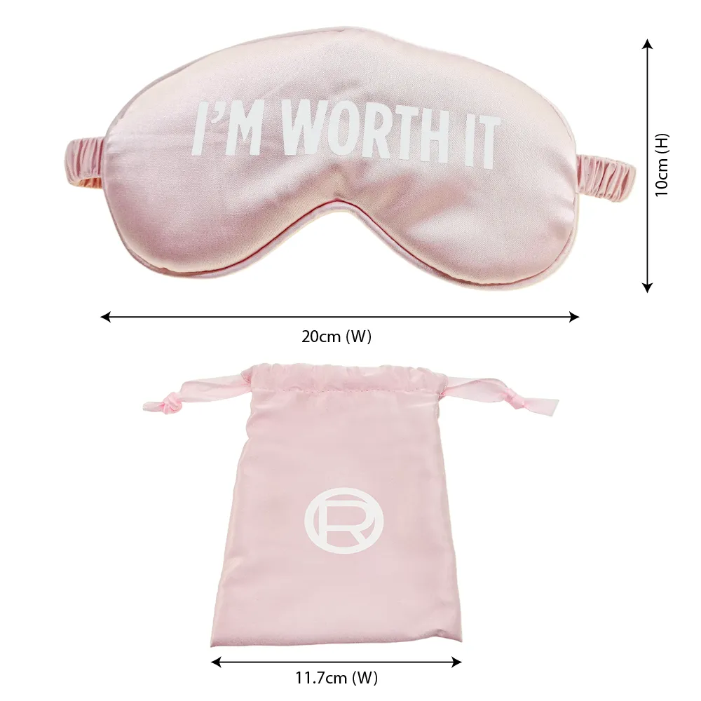 Satin Eye Mask with Drawstring Pouch