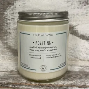 Scented 8 oz. Candle- Adulting