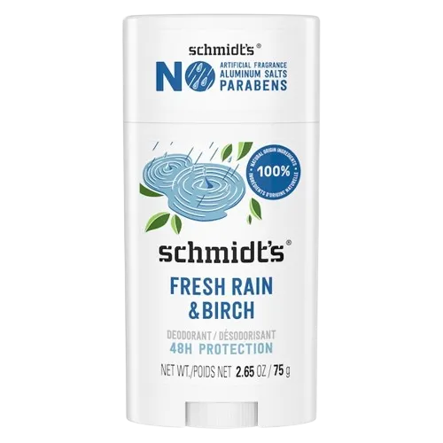 Schmidt's Deodorant - Fresh Rain   Birch Deodorant, 75 g