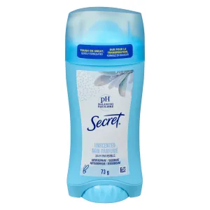 Secret Unscented Deodorant - 73g