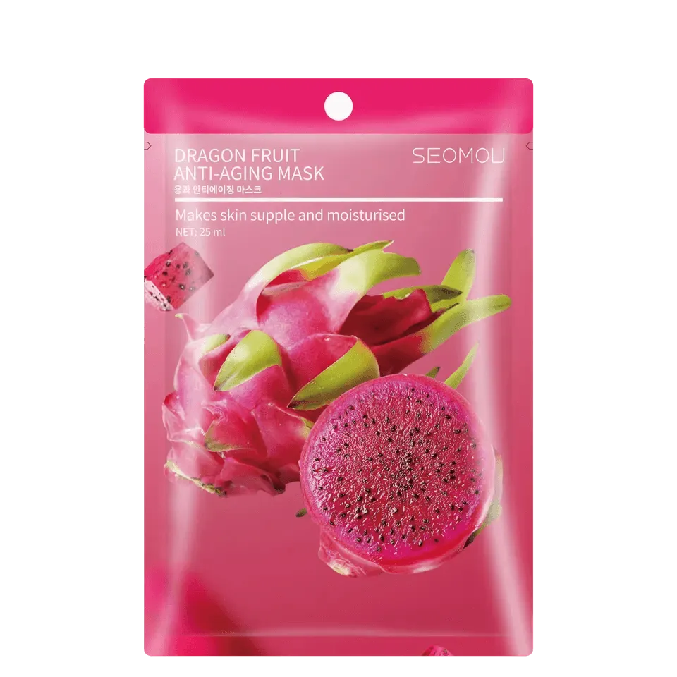 SEOMOU Dragon Fruit Anti-Aging Korean Mask