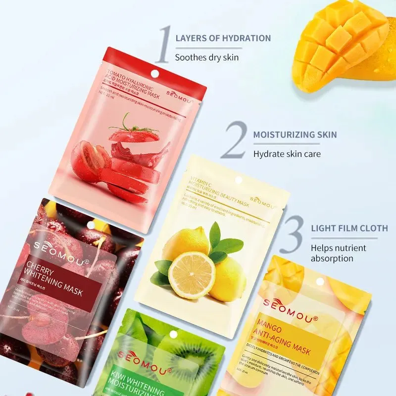 SEOMOU Dragon Fruit Anti-Aging Korean Mask