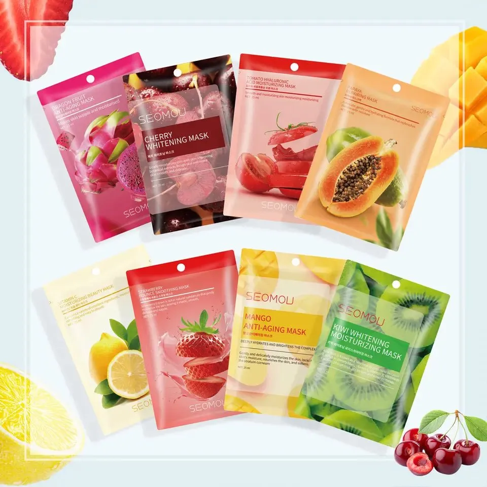 SEOMOU Dragon Fruit Anti-Aging Korean Mask