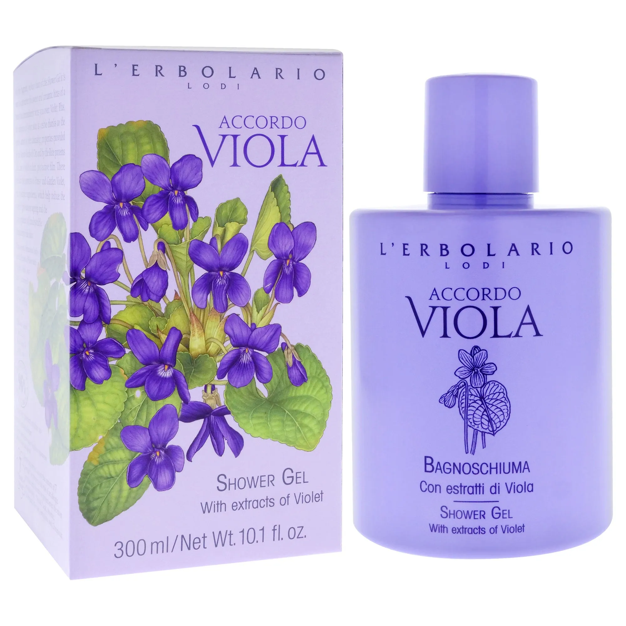 Shower Gel - Accordo Viola by LErbolario for Women - 10.1 oz Shower Gel