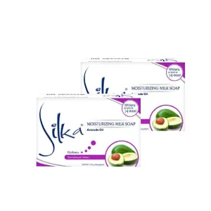 Silka Moisturizing Milk Soap with Avocado Oil 135g x 2 Pcs
