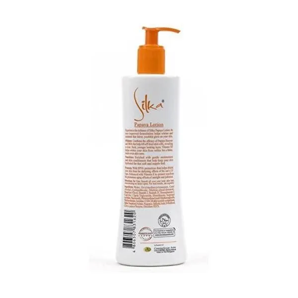 Silka Skin Whitening Papaya Lotion SPF6 500ml