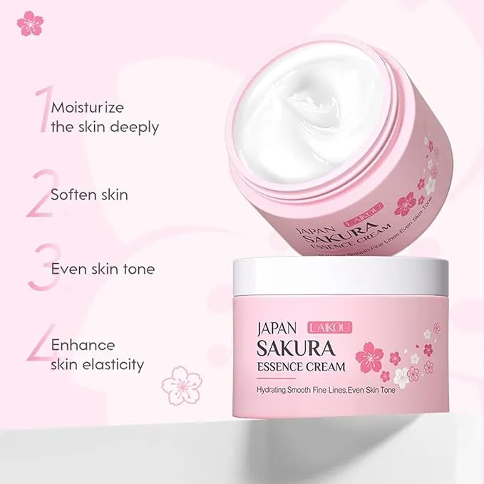 Skin Care Sets & Kits For Teenage Girls Gifts, Sakura Pamper Sets For Teenage Girls, Teen Skincare Set For Girls Pamper Set With Face Serum,Face Cream,Sleep Mask,Eye Mask,Mud Mask,Lip Mask