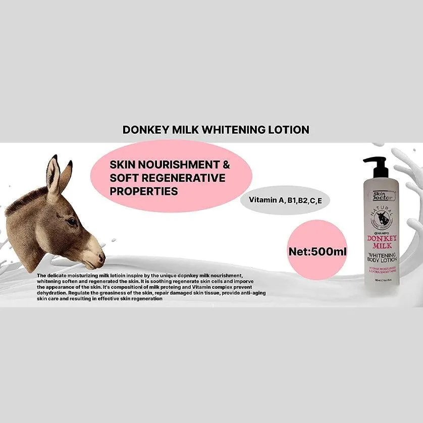 Skin Doctor Donkey Milk Whitening Body Lotion - 500ml